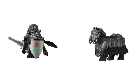 Berserk Series Ghost Skeleton Knight Guts Minifigure – Cursed Warrior Armor