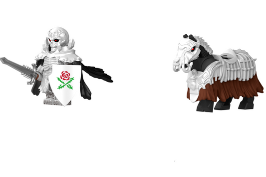 Berserk Series Ghost Skeleton Knight Guts Minifigure – Cursed Warrior Armor