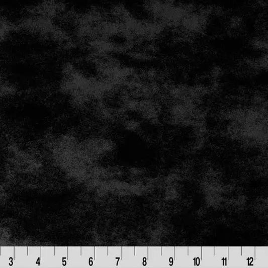 Black Extra Wide Mist Cuddle Ash Fabric per yard