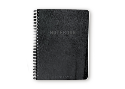2027 Black Leather Look Daily Planner Premium Bundle