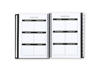 2027 Velvet Floral Weekly Planner Premium Bundle