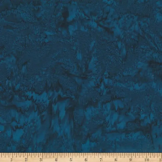 Blue Moonstruck Watercolor Waves Wideback Fabric per yard