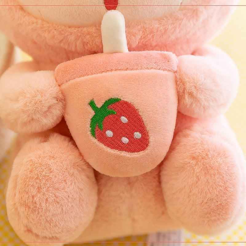 Boba Pig Stuffed Animal Soft Plushie Gift for Girls & Boys
