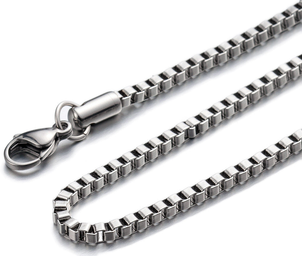 Box Chain 20" Stainless Steel 2.5mm