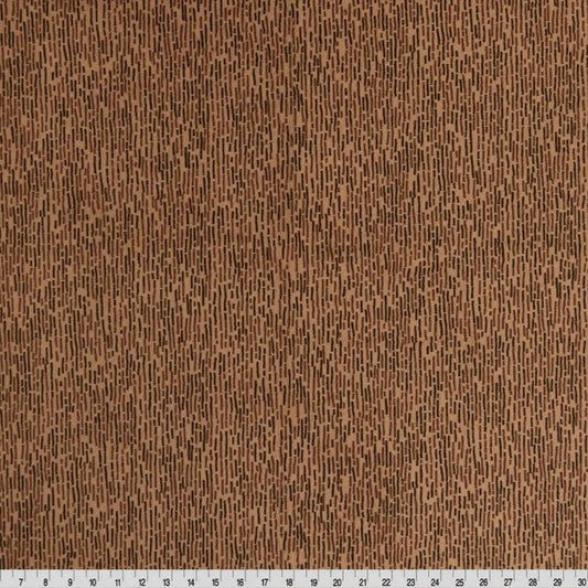 Brown Dash Cuddle Extra Wide Fabric per yard