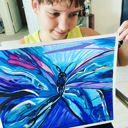 Purple Butterfly 🦋- Art Prints