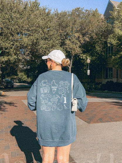 México State Sweater w/ Embroidery