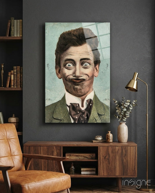 Gentleman Glass Wall Art