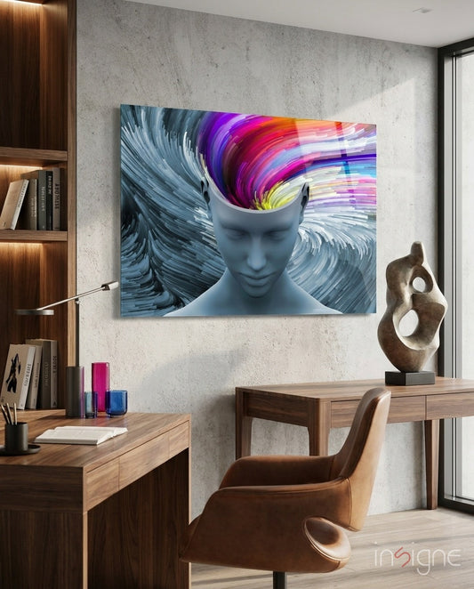 Color of Gray Glass Wall Art