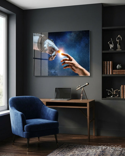 Creation Glass Wall Art
