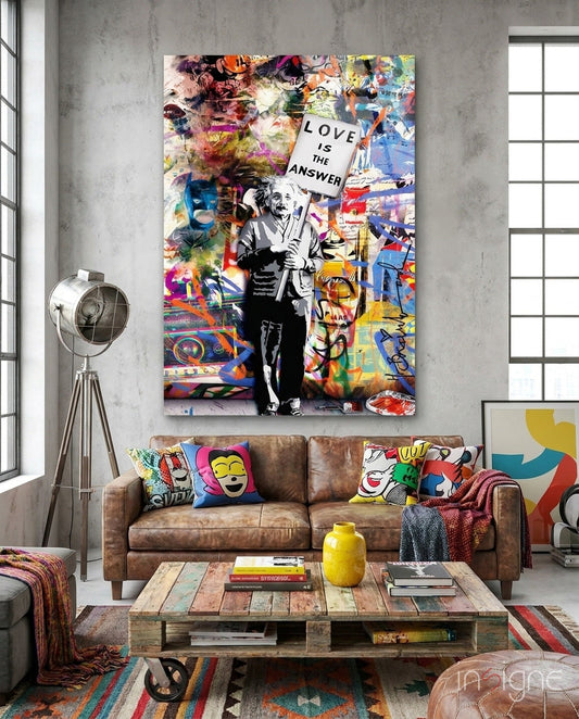 The Genius Answer Glass Art