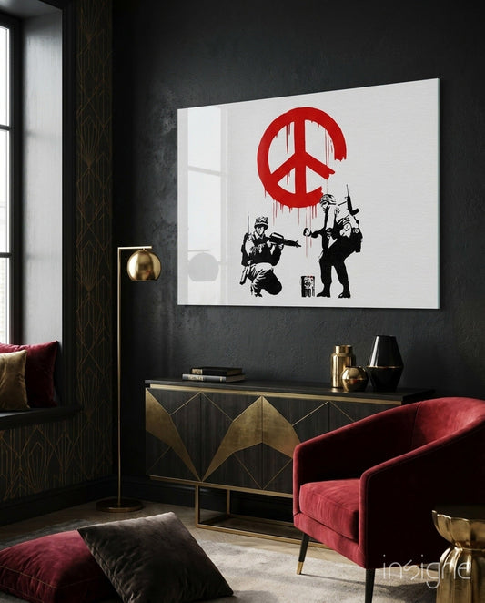 War for Peace Glass Art