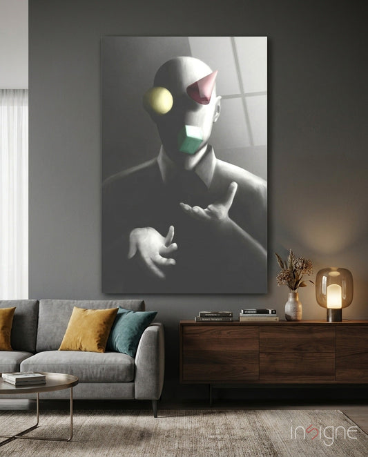 Juggler Glass Wall Art