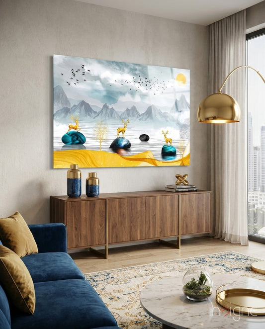 Lake of a Dream Glass Wall Art