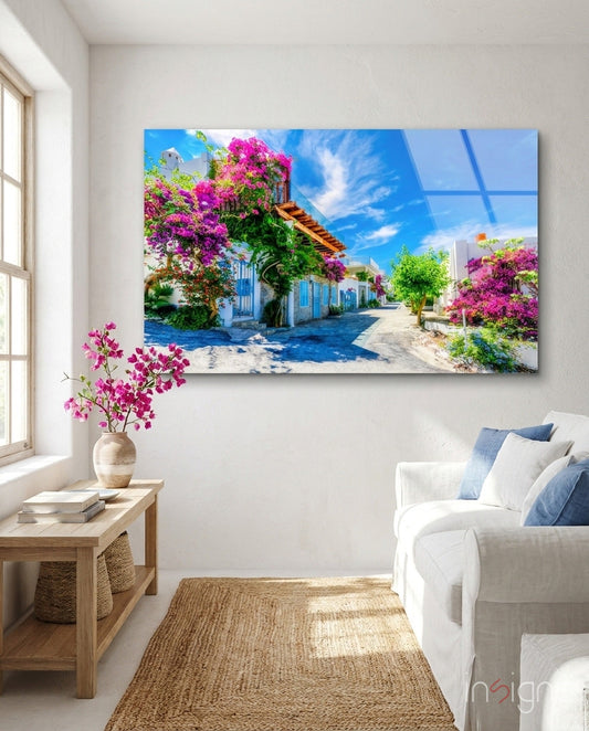 Aegean Beauties Glass Wall Art