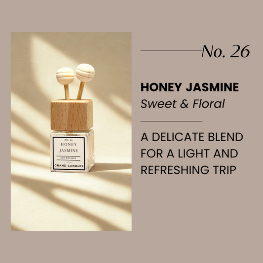 Honey + Jasmine Car Diffuser