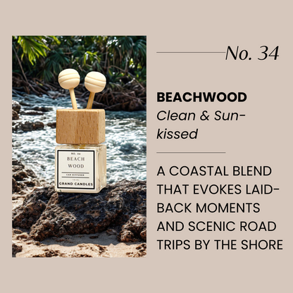 Beachwood + Sea Salt Car Diffuser