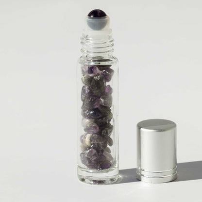 Amethyst Crystal Roller Ball Vial