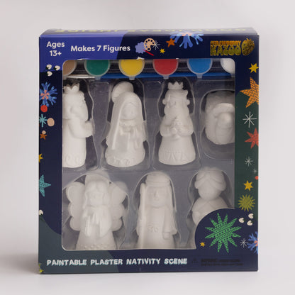 Strawberry Kazoo™ Paint-Your-Own Nativity Scene DIY Craft Kit