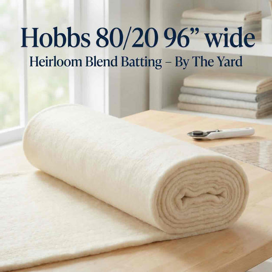Hobbs 80/20 Heirloom Batting 96" Wide Batting - By The Yard