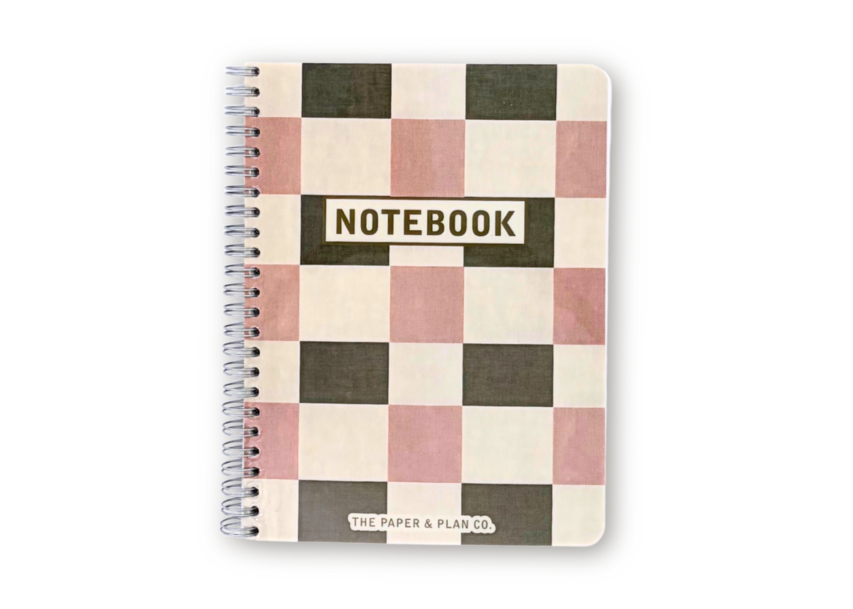 2027 Checkered Daily Planner Basic Bundle