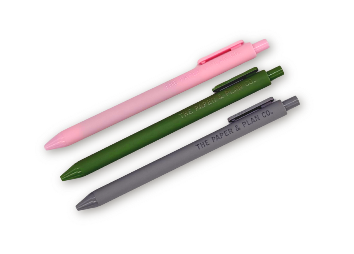 Checkered Pen Set