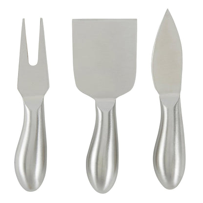 Cheese Knife Gift Set in Book Style Packaging | 3 Piece Gourmet Cheese Knives Set In Gift Box