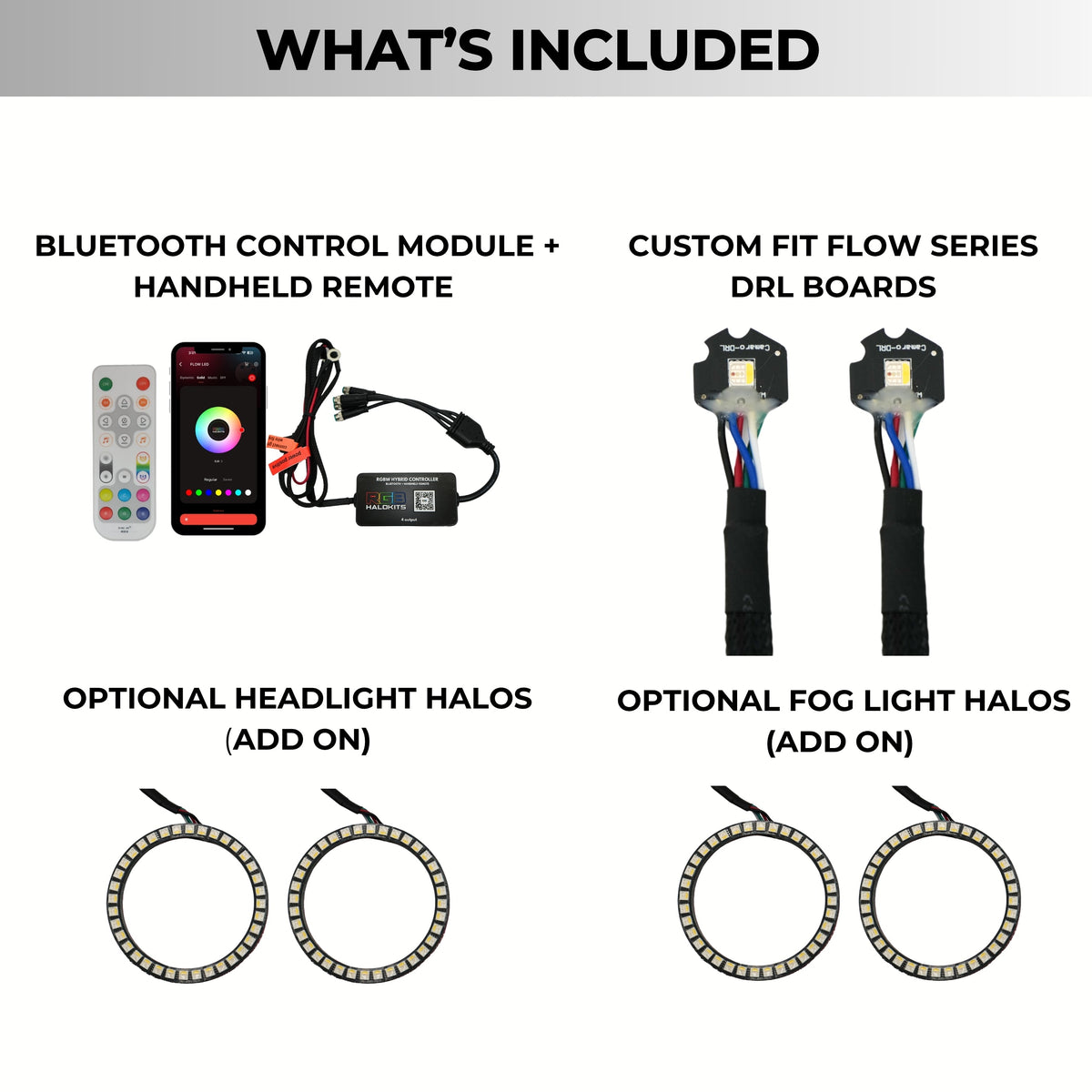 Chevrolet Camaro RS/SS RGBW DRL Boards (2010-2013)