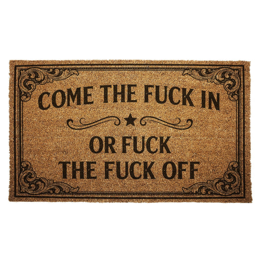 Come the F--k In Door Mat