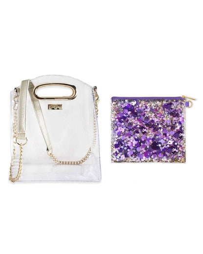 Confetti Everything Pouch & Stadium Bag Set