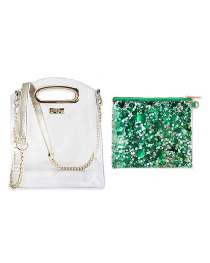 Confetti Everything Pouch & Stadium Bag Set