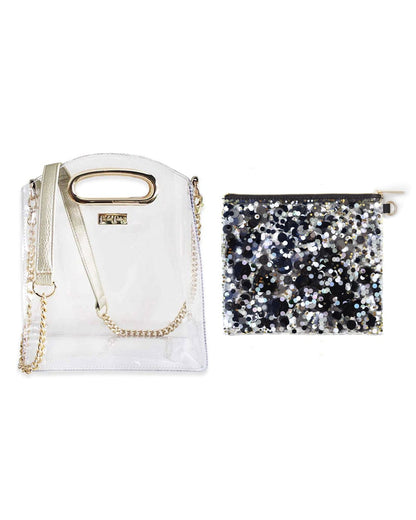 Confetti Everything Pouch & Stadium Bag Set