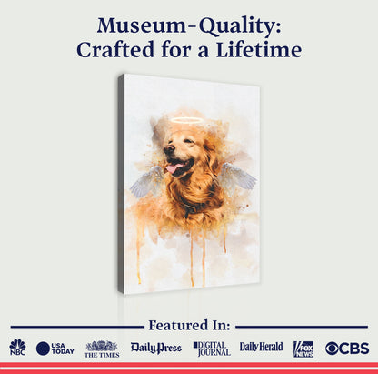 Custom Dog Watercolor Portrait