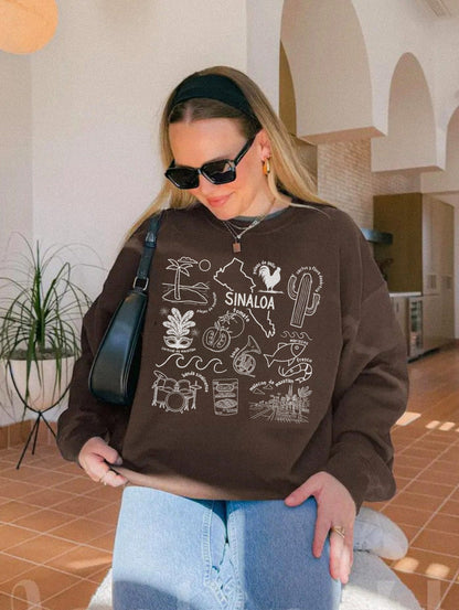 México State Sweater Front Design