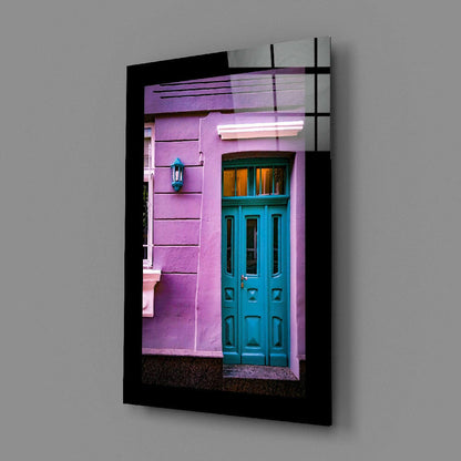 Colorful Building Glass Wall Art