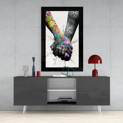 Meeting Glass Wall Art