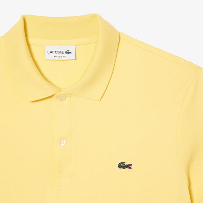 Lacoste Men's Short Sleeve Pima Jersey Interlock Regular Fit Polo Shirt