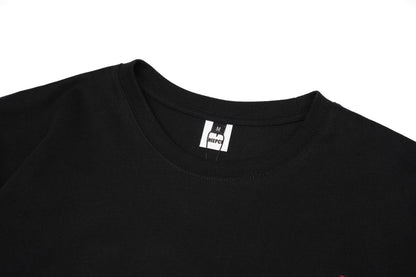 ET520 Red Koi Wave Rider Embroidered Tee