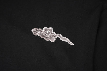 ET521 Grey Dragon Embroidered Tee