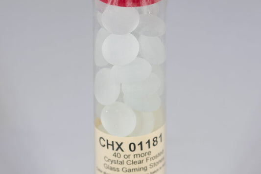 40+ Crystal Frosted Glass Gaming Stones Counters