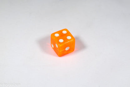 Square Corner 16mm Translucent Dice (Red/Orange/Yellow/Green/Blue/Purple) *sold by the piece