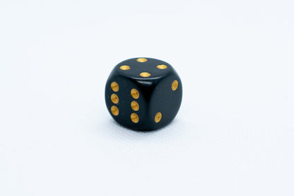 Chessex Opaque 16mm Pipped d6 Standard Dice Collection - Classic Colors - Available Individually