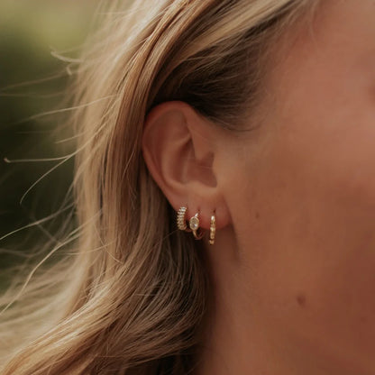 Aspen Diamond Hoops