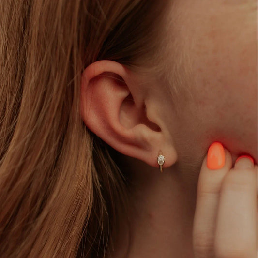 Aspen Diamond Hoops
