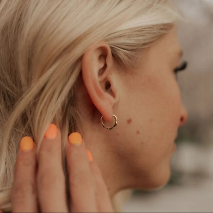 Lola Floral Hoops