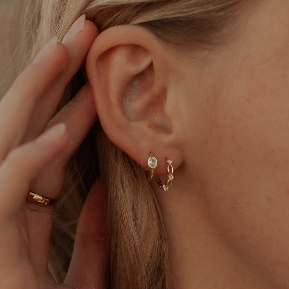 Isla Lace Hoops