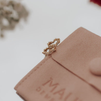 Iris Diamond Hoops