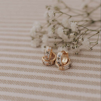 Daphne Tea Cup Hoops Otarealm