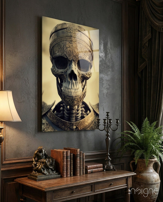 The Immortal Fighter Glass Wall Art || Designer Collection
