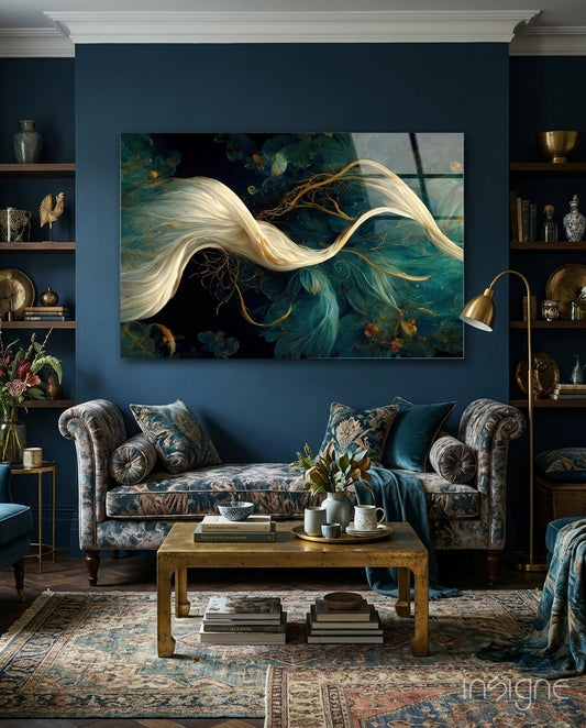 Flow of Roots Glass Art  || Designer Collection
